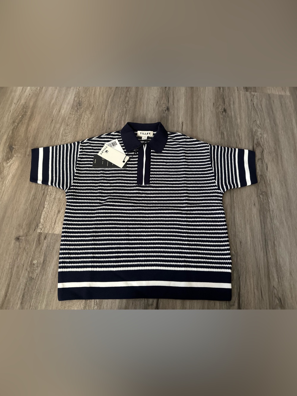 Tilley Striped Polo Sweater